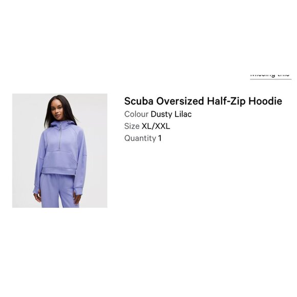 Lululemon Scuba Oversized Half-Zip Hoodie - Picture 4 of 7